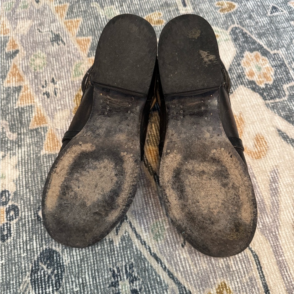 Freebird Distressed Black and Brown Ankle Boots - Picture 9 of 11